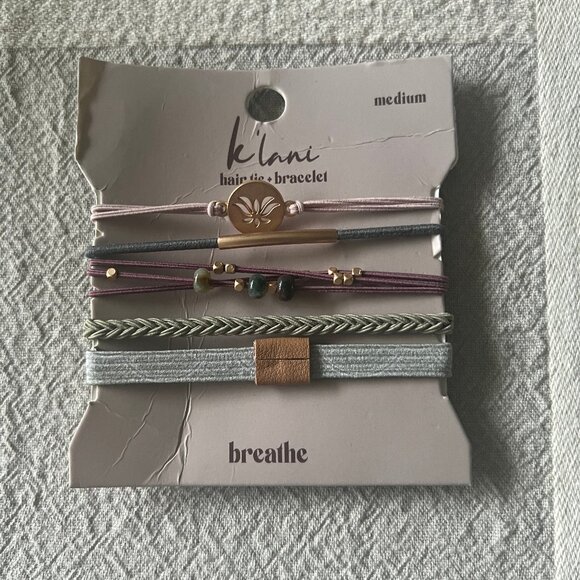 Kilani Breathe Hair Ties + Bracelets - Picture 1 of 4